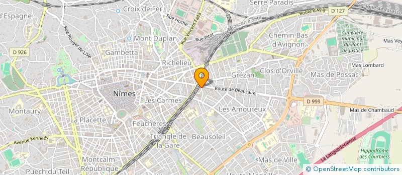 localisation de l'entreprise SYNDIC COPROP IMMB PAUL PAINLEVE  NIMES