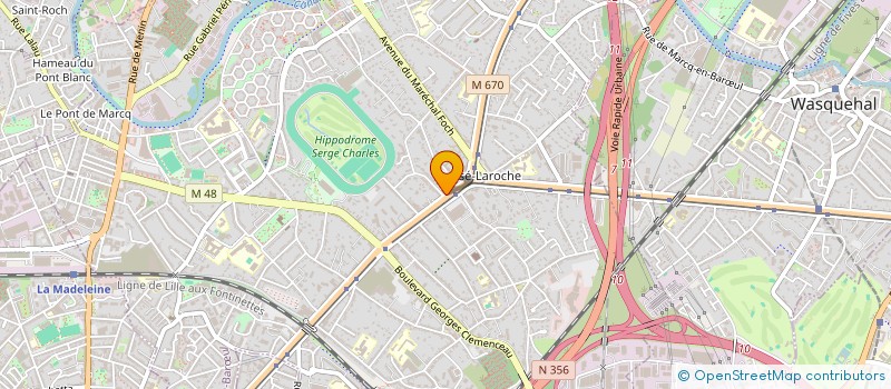 localisation de l'entreprise SYNDIC COPROP IMMEUB 1029 AV REPUBLIQUE à MARCQ-EN-BARŒUL