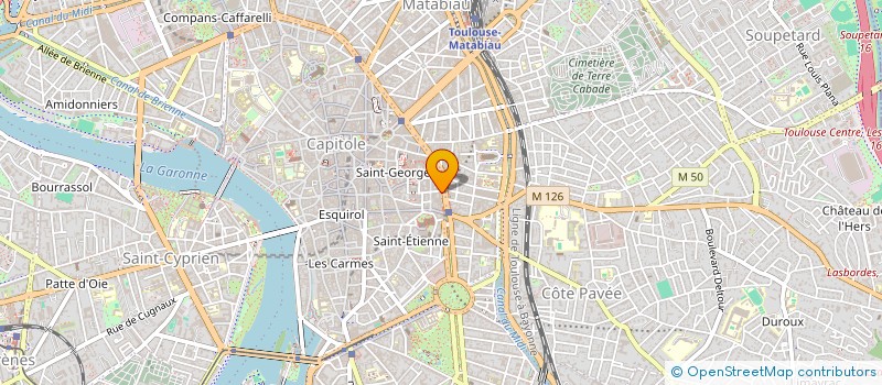 localisation de l'entreprise SYNDIC COPROP IMMEUB 21 BD CARNOT à TOULOUSE