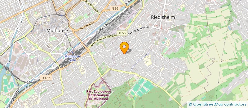 localisation de l'entreprise SYNDIC COPROP IMMEUBLE 20 RUE CASTELNAU  RIEDISHEIM