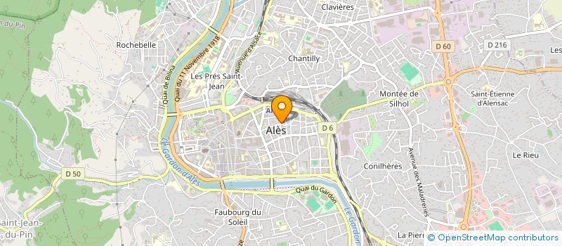 localisation de l'entreprise SYNDIC COPROP IMMEUBLE L OCCIDENT  ALES