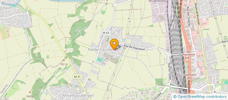 localisation de l'entreprise SYNDIC COPROP IMMEUBLE PLEIN SOLEIL  NIEDERHAUSBERGEN