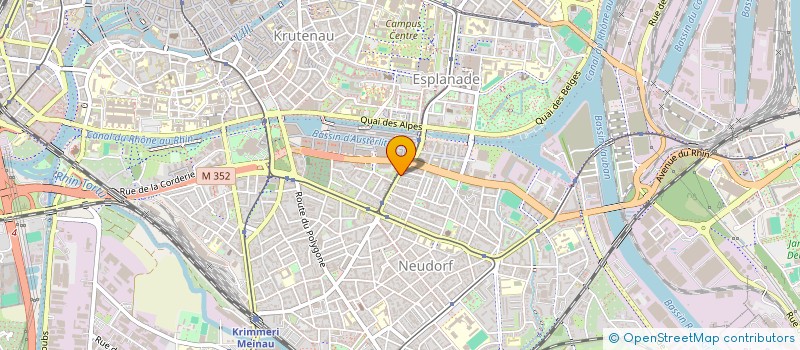 localisation de l'entreprise SYNDIC COPROP IMMEUBLE PORTE DE NEUDORF à STRASBOURG