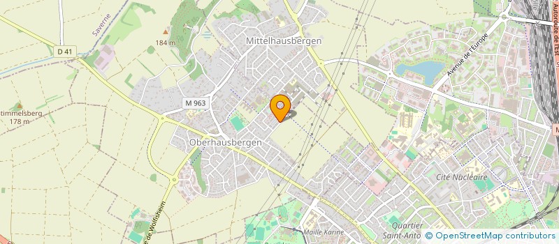 localisation de l'entreprise SYNDIC COPROP JAMES ENSOR  OBERHAUSBERGEN