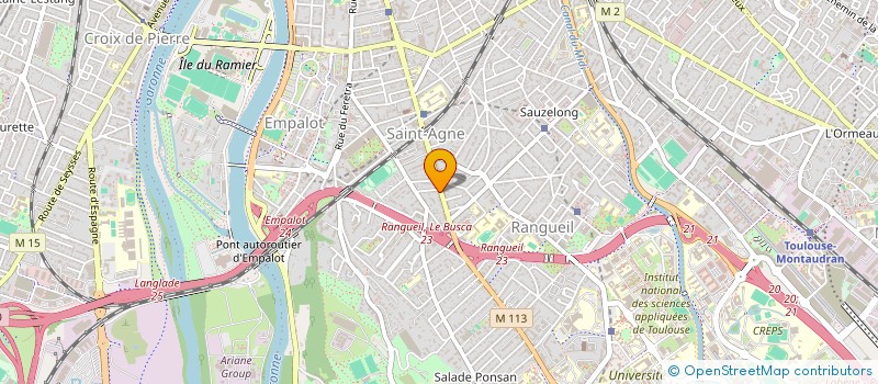localisation de l'entreprise SYNDIC COPROP JULES JULIEN à TOULOUSE