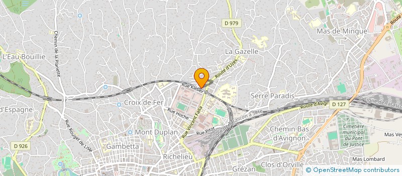 localisation de l'entreprise SYNDIC COPROP L ORANGERAIE 1  NIMES