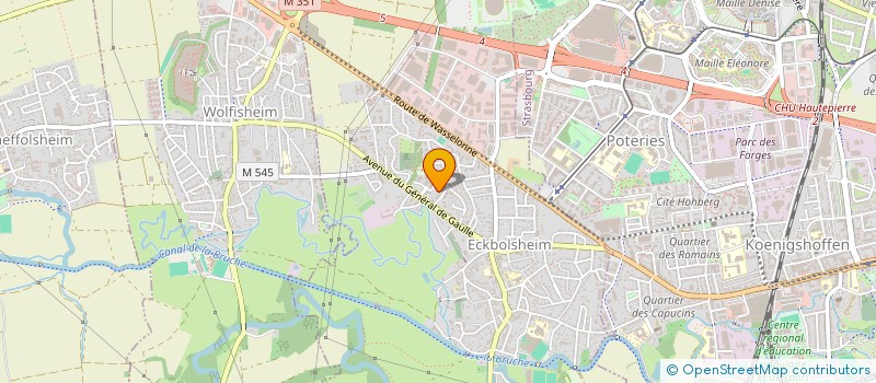 localisation de l'entreprise SYNDIC COPROP LA CHENAIE AB à ECKBOLSHEIM