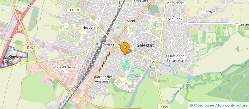 localisation de l'entreprise SYNDIC COPROP LA RENAISSANCE  SELESTAT