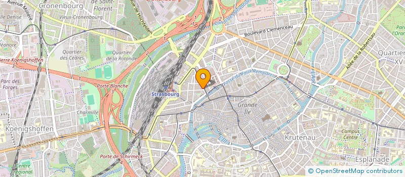 localisation de l'entreprise SYNDIC COPROP LE BACCASTRA à STRASBOURG
