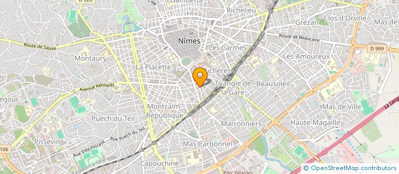 localisation de l'entreprise SYNDIC COPROP LE BRICONNET  NIMES