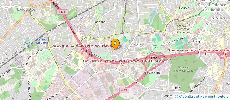 localisation de l'entreprise SYNDIC COPROP LE CLOS DU PONTET  PESSAC