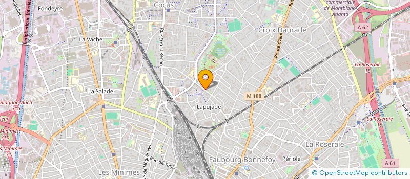 localisation de l'entreprise SYNDIC COPROP. LE JARDIN DE CLEMENCE à TOULOUSE