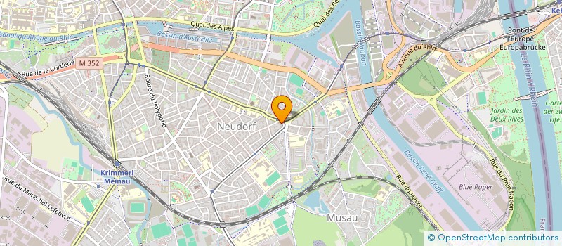 localisation de l'entreprise SYNDIC COPROP LE JAURES à STRASBOURG