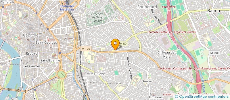 localisation de l'entreprise SYNDIC COPROP LE PARC DU CHATEAU à TOULOUSE