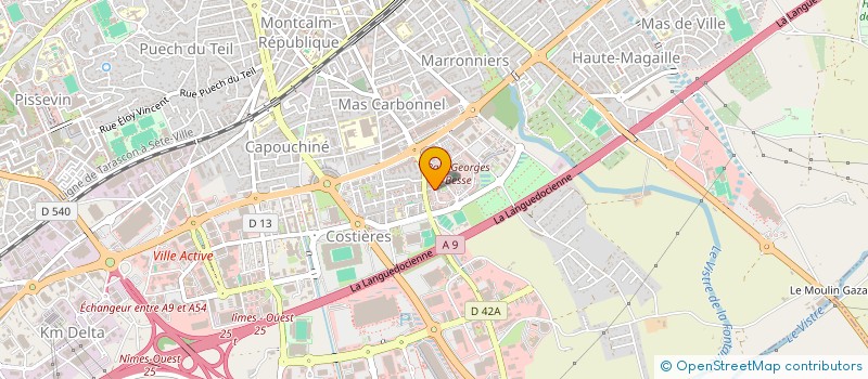 localisation de l'entreprise SYNDIC COPROP LE PAROS  NIMES