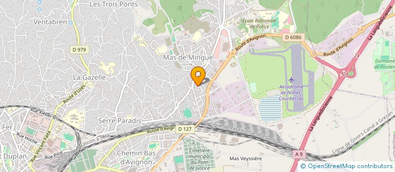 localisation de l'entreprise SYNDIC COPROP LE RIQUET  NIMES