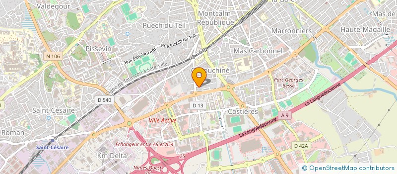 localisation de l'entreprise SYNDIC COPROP LE RONZAS  NIMES