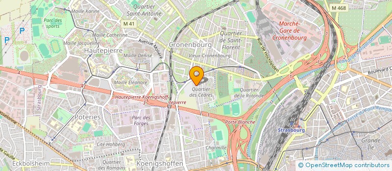 localisation de l'entreprise SYNDIC COPROP LE TREFLE à STRASBOURG