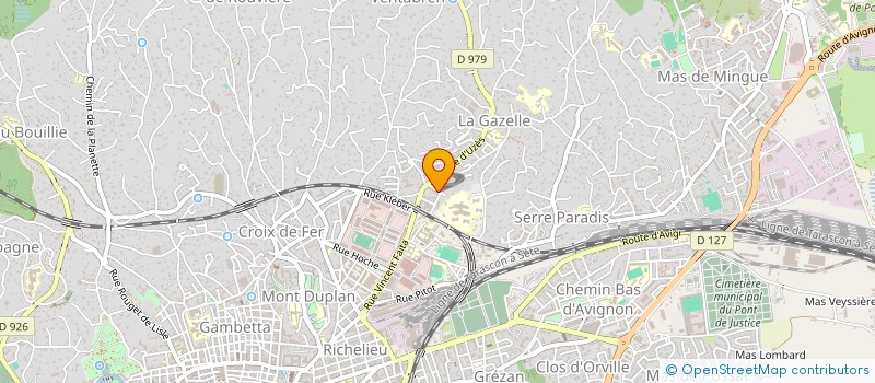 localisation de l'entreprise SYNDIC COPROP LE VAN DYCK  NIMES