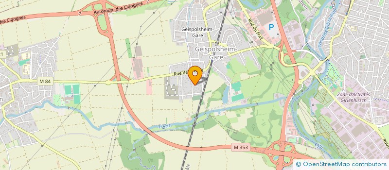 localisation de l'entreprise SYNDIC COPROP LES CAPUCINES  GEISPOLSHEIM