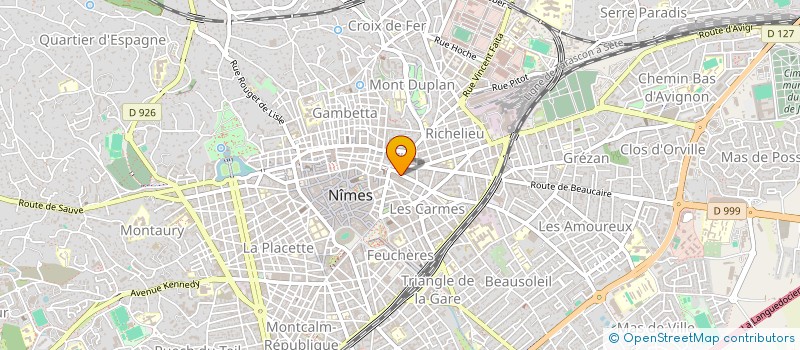 localisation de l'entreprise SYNDIC COPROP LES CARMES  NIMES