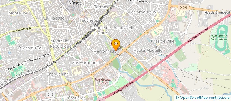 localisation de l'entreprise SYNDIC COPROP LES CIGALES  NIMES