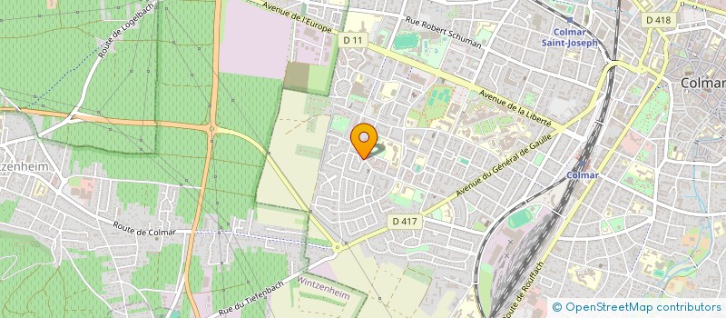 localisation de l'entreprise SYNDIC COPROP LES COQUELICOTS A-B  COLMAR