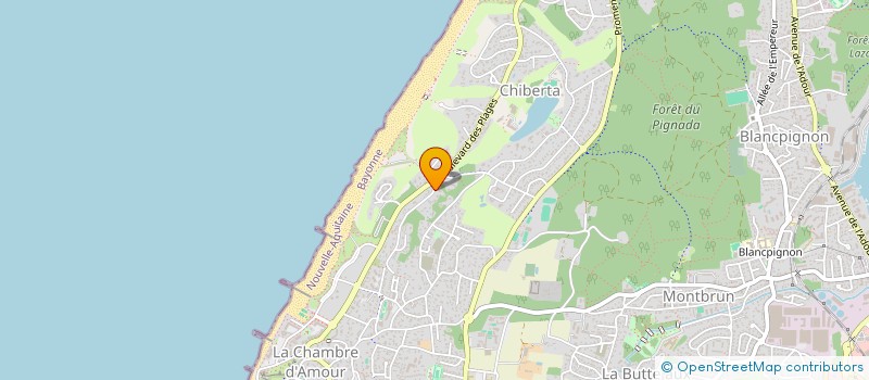 localisation de l'entreprise SYNDIC COPROP LES CORSAIRES  ANGLET