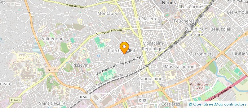 localisation de l'entreprise SYNDIC COPROP LES TROIS ROIS  NIMES