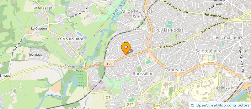 localisation de l'entreprise SYNDIC COPROP LIMOUSIN F PERRIN à LIMOGES