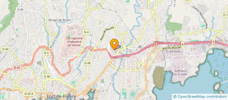 localisation de l'entreprise SYNDIC COPROP OCEANE  FORT-DE-FRANCE