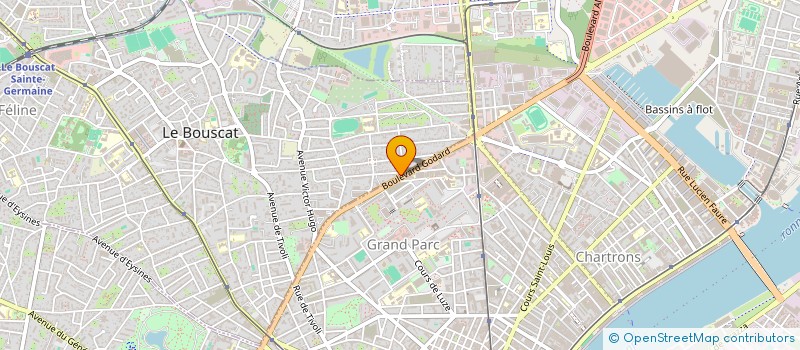 localisation de l'entreprise SYNDIC COPROP PORTES DU BOUSCAT  LE BOUSCAT