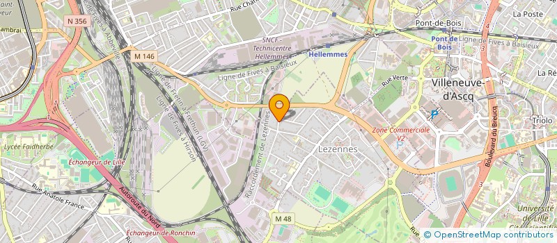 localisation de l'entreprise SYNDIC COPROP RES 13-15 R JEAN-JAURES à LILLE