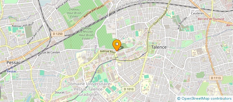 localisation de l'entreprise SYNDIC COPROP RES 211 VIRILLE TOUR  TALENCE