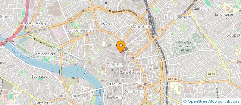 localisation de l'entreprise SYNDIC COPROP RES.46 RUE DE REMUSAT à TOULOUSE