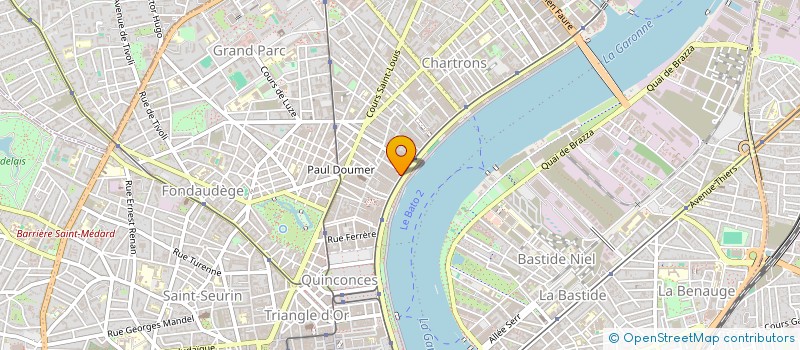 localisation de l'entreprise SYNDIC COPROP RES 48 QUAI DES CHARTRONS  BORDEAUX