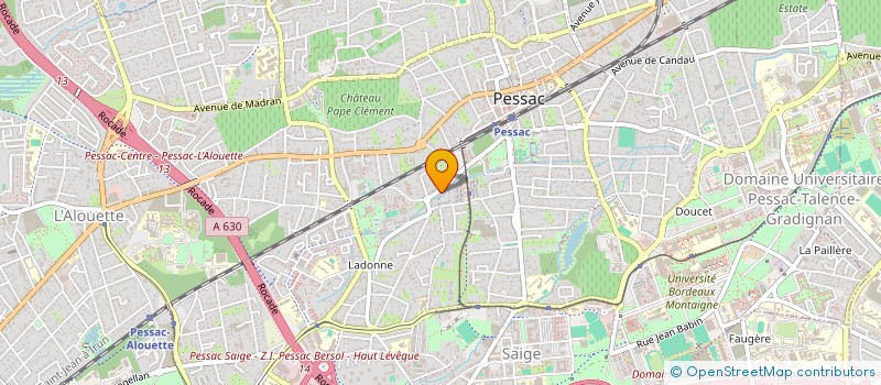 localisation de l'entreprise SYNDIC COPROP RES CAMPONAC  PESSAC