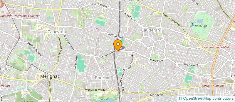 localisation de l'entreprise SYNDIC COPROP RES CHARTREUSE DU PARC  BORDEAUX