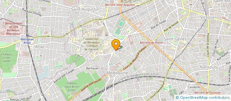 localisation de l'entreprise SYNDIC COPROP RES DE LA BECHADE  BORDEAUX