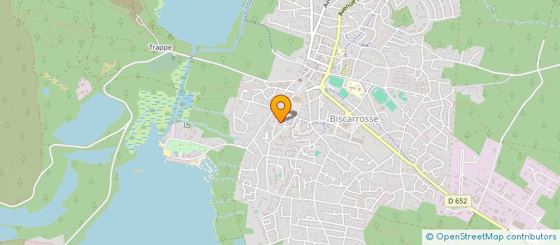 localisation de l'entreprise SYNDIC COPROP RES DES LACS BAT AB  BISCARROSSE