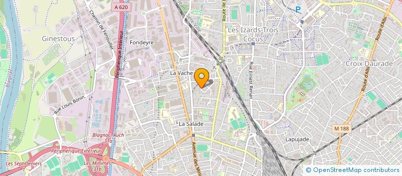 localisation de l'entreprise SYNDIC COPROP RES DESCARTES 6 8 10 à TOULOUSE