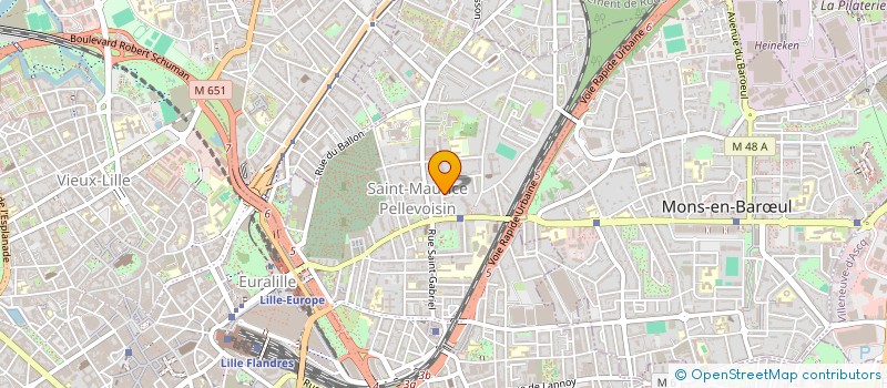 localisation de l'entreprise SYNDIC COPROP RES DU CHEVALIER FRANCAIS à LILLE