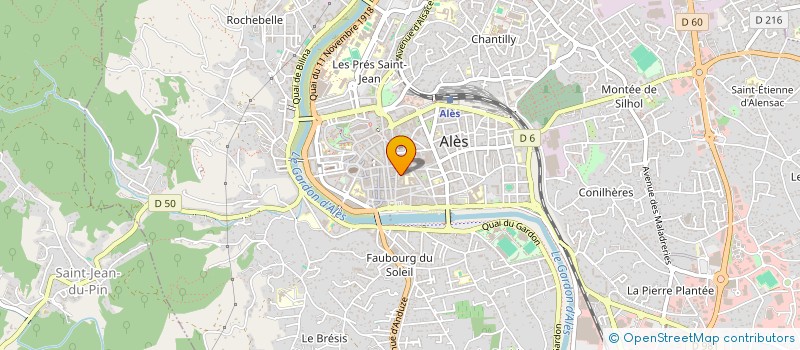 localisation de l'entreprise SYNDIC COPROP RES ESPACE  ALES