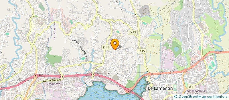 localisation de l'entreprise SYNDIC COPROP RES HAUTS DE ST JAMES à LE LAMENTIN