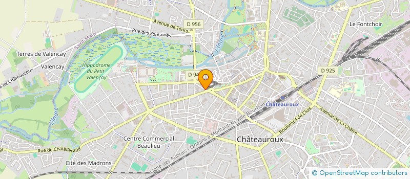 localisation de l'entreprise SYNDIC COPROP RES JARDINS PREFECTURE à CHATEAUROUX
