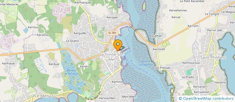 localisation de l'entreprise SYNDIC COPROP RES L ESCALE  LA TRINITE-SUR-MER