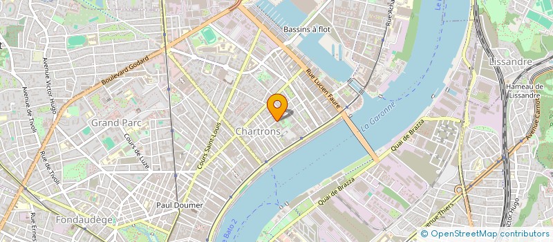 localisation de l'entreprise SYNDIC COPROP RES LE JARDIN DES GRAVES  BORDEAUX