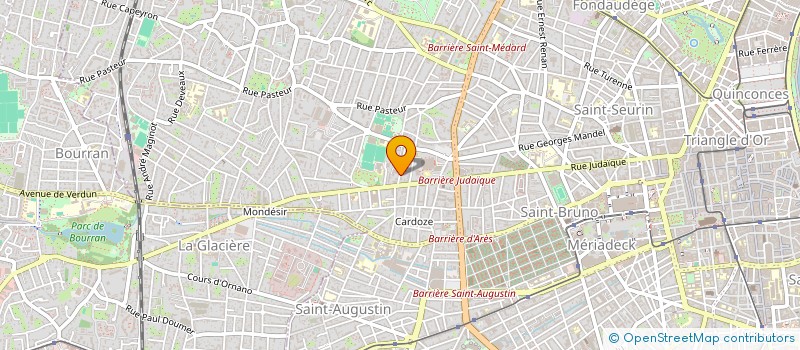 localisation de l'entreprise SYNDIC COPROP RES LE MERIDIEN  BORDEAUX