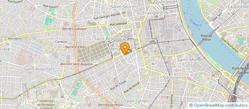 localisation de l'entreprise SYNDIC COPROP RES LE PONANT  BORDEAUX