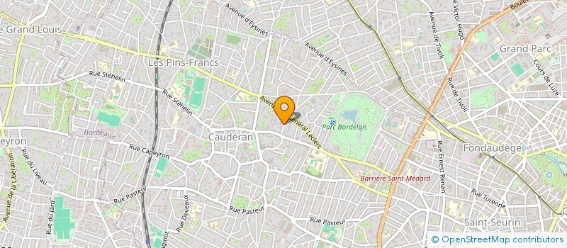 localisation de l'entreprise SYNDIC COPROP RES LE RIVOLI  BORDEAUX